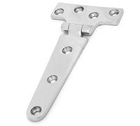 Dioche 12 .T GateThickened Stainless Steel T Type Hinge 151x75x4.5mm Heavy-Duty Door & Gate Accessory - Rust Resistant, High Hardness