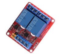 Dioche 12 V Relay 2 Channel Relay Module with Optocoupler Isolation - High and Low Level Actuator - Maximum Load AC /10A, DC 30V/10A - User-Friendly Design for Easy Installation (12V)