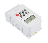 Dioche 12 Volt TiTM630A Mini LCD Digital Microcomputer Control Power Timer Switch - Programmable Time Relay for Street Lamps, Signboards & Household Appliances - 12V DC/AC, Up to (DC12V)