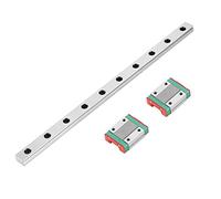 Dioche 12mm LineaMGN12 250mm Miniature Linear Guide Rail with 2pcs MGN12B Slide Blocks for Precision Linear Motion - Ideal for Small Equipment
