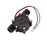Dioche 12V DC Waterwheel DC 12V Miniature Hydroelectric Generator, 10W, a Reliable Power Source for LED Lights and Radios, Suitable for Home and Small devices.