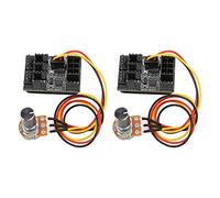 Dioche 12V Fan SpPC Fan Controller Hub 8 Way Splitter 3 Pin/4 Pin PWM Adapter 12V Speed Controller for Efficient PC Cooling