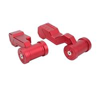 Dioche 2 Sets Gear Lever Knob Cover Kit Replacement for JK JKU 2011-2018 (Red)