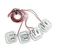 Dioche 200 Kg LoaHX711 Module - 50Kg High-Accuracy Weight Sensor Set with Programmable Amplifier | 4 Pcs Half Bridge Strain for Electronic Scale Applications