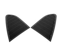 Dioche 2008 ABS Window Louver Bright ABS Side Window Scoop Cover Trim for 2008-2016