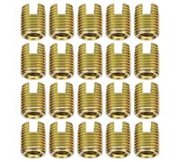 Dioche 20p20Pcs Carbon Steel Self Tapping Thread Insert Accessories | Durable M10x1.5 & M14x1.5 | Heavy-Duty Thread Repair Insert for Automotive, Construction & Machinery (#7)
