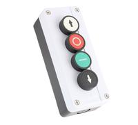 Dioche 24v RollerMomentary Switch Station Box for Winch and Rolling Doors | Control Push Button with IP32 Rating | Durable ABS Cover | Industrial Use | 3-Way & 4-Way Operation (SGKJ-4N)