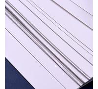 Dioche 25 Sheets Printable Shrink Film Kit - Heat-Shrink Art Paper for Pendants, Keychains, Earrings & More - Inkjet Printer Compatible, 8.3 X 11.4 Inches (25 Sheets)