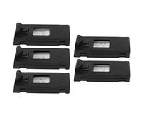 Dioche 3.7 Volt Rechargeable 5Pcs Drone Lithium Battery 3.7V 1800mAh High-Performance Remote Control Aircraft Battery, with Charging Cable, Compatible with Multiple Drones