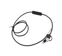 Dioche 3.9mm Borescope 3mm 3 in 1 Endoscope for - .9mm Lens, 1280x720 HD Camera, 6 Adjustable LED Lights, Ideal for Pipe Inspection, .5m Long Cable (1 meter soft cord)