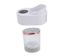 Dioche 3 in 1 Electric Makeup Brush Cleaner Automatic Makeup Brush Drying Machine USB Rechargeable for Home Use ABS Material