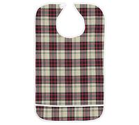 Dioche 3Colors Adult Bibs - Waterproof Mealtime Bib Elder Disability Aid Washable Dining Reusable Bibs Clothes Clothing Protector Disability Aprons Mealtime Eating Bib for Elder Adult(Green)