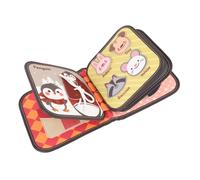 Dioche 3D Felt Story Book Interactive Preschool Learning Toy with Multiple Sensory Activities for Toddlers Kids Travel Car Plane Felt Material