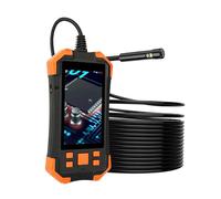 Dioche 4.3 Inch IPS Screen 1080P Dual Lens Borescope Inspection Camera with Semi-Rigid Cable & IP67 Probe for Automobile Repair, Pipeline, and Air Conditioning Inspections