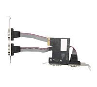 Dioche 4 Port Serial Pcie PCI Expansion Card PCI Express X1 to 4 RS232 Serial Ports High-Speed Performance Adapter Card for Industrial PCs & Embedded Systems