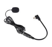 Dioche 4k Mic 4 Black 3.5mm External Microphone Clamp/Holder + Adapter Cable Compatible with Hero4 3/+ Lightweight Noise-canceling High-sensitivity Microphone