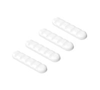 Dioche 4Pcs Car Door Bumper Guard Sticker, Collision Crash Proof Strip, Universal Fit with Strong Adhesive, PVC Material, Protects Your Vehicle Doors From Scratches and Damage (White)