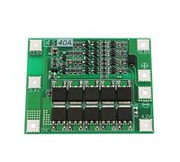 Dioche 4S 40A Li-ion Battery Protection Board - Enhanced Li-ion Battery Integrated Circuit Protection Board - Suitable for Drill Motors - 3.7V/4.2V Design - Ensures Extended