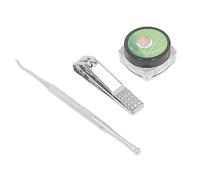 Dioche 50 PCS Ingrown Toenail Corrector C Shaped Strips with Ingrown Toenail Lifter and Nail Clipper Professional Correction Treatment Kit for Pain Relief and