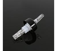 Dioche 50ml Automatic Measured Measured Bottle Take/Attempt Pourer Dispenser for Whiskey, Wine & Liquor - Food Grade Plastic, Fast & Precise Pouring, Fits Most Standard Bottles - Ideal for (White)