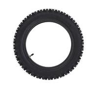 Dioche 80/100-12 Off Road Motorcycle Tire & 90/100-12 Inner Tube Kit for Bikes - Enhanced Durability & Wet Grip with TR87 Valve