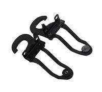 Dioche 82210967 and Bezel Front Tow Hooks Kit with Bezel Bracket 68196982AA Duty Steel Replacement for 1500 2009-2019