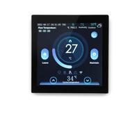 Dioche 85-275V Wi-Fi Smart Thermostat, Programmable Controller with Voice Control & APP Remote, 4.0" Touchscreen, 5+2/6+1/7 Days Schedule, PM2.5 and Humidity Display (Water Heating)