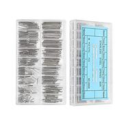 Dioche .8mm Cotte360Pcs Stainless Steel Watch Pins Repair Kit with 18 Sizes 6-23mm - Essential Watchband Spring Bar Link Cotter Pin for Watch Repairs