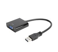 Dioche Adapter VGA to USB 3.0 to VGA Adapter Cable - High-Speed 5.0Gbps Video & Converter for 7/8/10 - Support - Extend Your Display with Ease