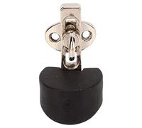 Dioche AdjustableAdjustable Stainless Steel Finger Rest Protector for Classic Trumpet with Rubber Pads, Organ Instrument accessory.