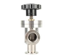 Dioche Angle ValvKF25 304 Stainless Steel High Vacuum Manual Elbow Isolation Valve | Suitable for Semiconductor, Solar Energy, and Other Industries | High Conductivity | Easy