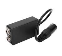 Dioche Aviation Headset Adapter - GA Dual Plugs to XLR 5 Pin Male Adapter Headphone Extension Cable General Aviation General Headset Adapter Headset Adapter Cable for XLR