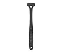 Dioche Back Hair Trimmer 44cm Extended Handle Manual Hair Remover No Electricity Needed with 3 Layer Precision Trimmer Head for Back Shoulders Chest and Limbs (Black)