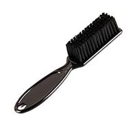 Dioche Barber Cleaning Brush Professional Hair Clipper Cleaning Tool Durable Styling Brush for Barbers Salons Plastic Soft Wool 14.5cm (black)