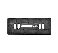 Dioche Basics Tripod Arrow Storage Case Plate With 1/4 Inch Screw Mount For Arca Tripod Ball Head, Compatible With SLR Cameras, Lightweight Alloy Construction, Easy (PU100)