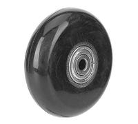 Dioche Bearing Trolley Casters 608ZZ 2.5 Inches PU Caster Wheels, Rolling Bearing Caster for Small Carts and Doors, 64mm Scratch Wheel