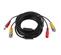 Dioche BNC Video Power Cable, BNC CCTV Extension Surveillance Security Camera Cables for CCTV Surveillance DVR Camera Monitoring System Commercial Residential, 2.1mm DC Connector (10M)