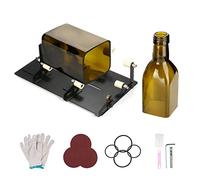 Dioche Bottle Cutter, Cutter, Glass Bottle with Accessories - Versatile Tool for Round, Square, and Oval Bottles | DIY Crafting for Wine, Beer, and Champagne - Perfect for Making