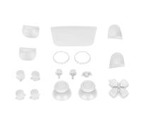 Dioche Bouton ManReplacement Buttons L2 R2 Full Buttons Set for Controller - ABS Material - Personalized Gamepad Repair Kit - Enhance Your Gaming Experience (White)