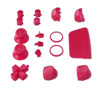 Dioche Bouton ManReplacement Buttons L2 R2 Full Buttons Set for Controller - ABS Material - Personalized Gamepad Repair Kit - Enhance Your Gaming Experience (Pink)