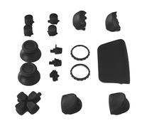 Dioche Bouton ManReplacement Buttons L2 R2 Full Buttons Set for Controller - ABS Material - Personalized Gamepad Repair Kit - Enhance Your Gaming Experience (Black)