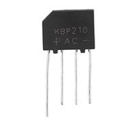 Dioche Bridge Rectifier Full-Bridge 2A 1000V Diode Rectifier - High-efficiency Electronic Components Suitable for Home and Industrial Circuits, 10-pack (10 pieces sold)