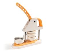 Dioche Button Maker 58mm 58mm Button Maker Machine - Premium Pin Badge Press Machine with Complete Kit, Perfect for Kids, Small Business, and Unique Gifts - Easy Operation & High (Beige)