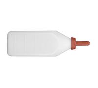 Dioche Calf Bottle 4L Portable Vertical Milk Feeding Bottle Suitable for Cattle and Sheep Feeding; Large Capacity Design for