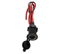 Dioche Car Cigarette Cable Female Socket Adapter Connector Plug for Cars and Motorcycles - Universal Power Supply Connection for, Mobile Phones, and Other Devices