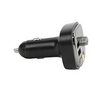 Dioche Car Music Player FM Transmitter Music Player with Dual USB, Hands- Calling, 7 Color LED Backlit for Car