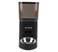 Dioche Cat Food Feeder Automatic Cat Feeder Timed Feeding Button Control Pet Food Dispenser for Dogs and Cats, Dual Bowls for Precision Meal Management (Single Bowl)