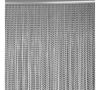 Dioche Chain Curtain, 90 * 214.5cm Chain Curtains for Doors, Aluminium Metal Chain Strip Curtain Fly Pest Control Decoration Door Screen