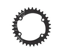 Dioche Chainring Road, Single Speed Chain Ring BCD 96MM Narrow Wide Chainring Single Chain Ring 32T 34T 36T 38T (Black 32T)