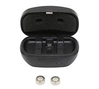 Dioche Charging Case 2pcs A675 USB Rechargeable Button Batteries with Charging Box for - Lasting Power, Easy to Use, ABS Material